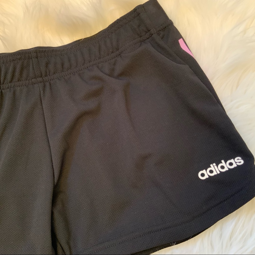 Adidas Design to Move Knit Shorts - NWT - Small - Black/Clear Lilac - Picture 7 of 11